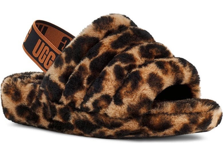 the leopard print slipper