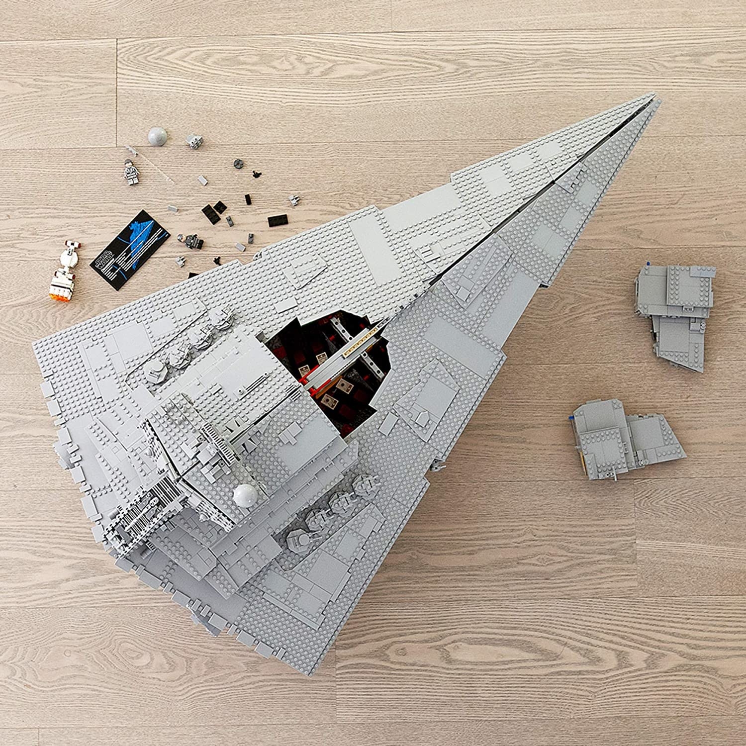 The completed Imperial Star Destroyer on