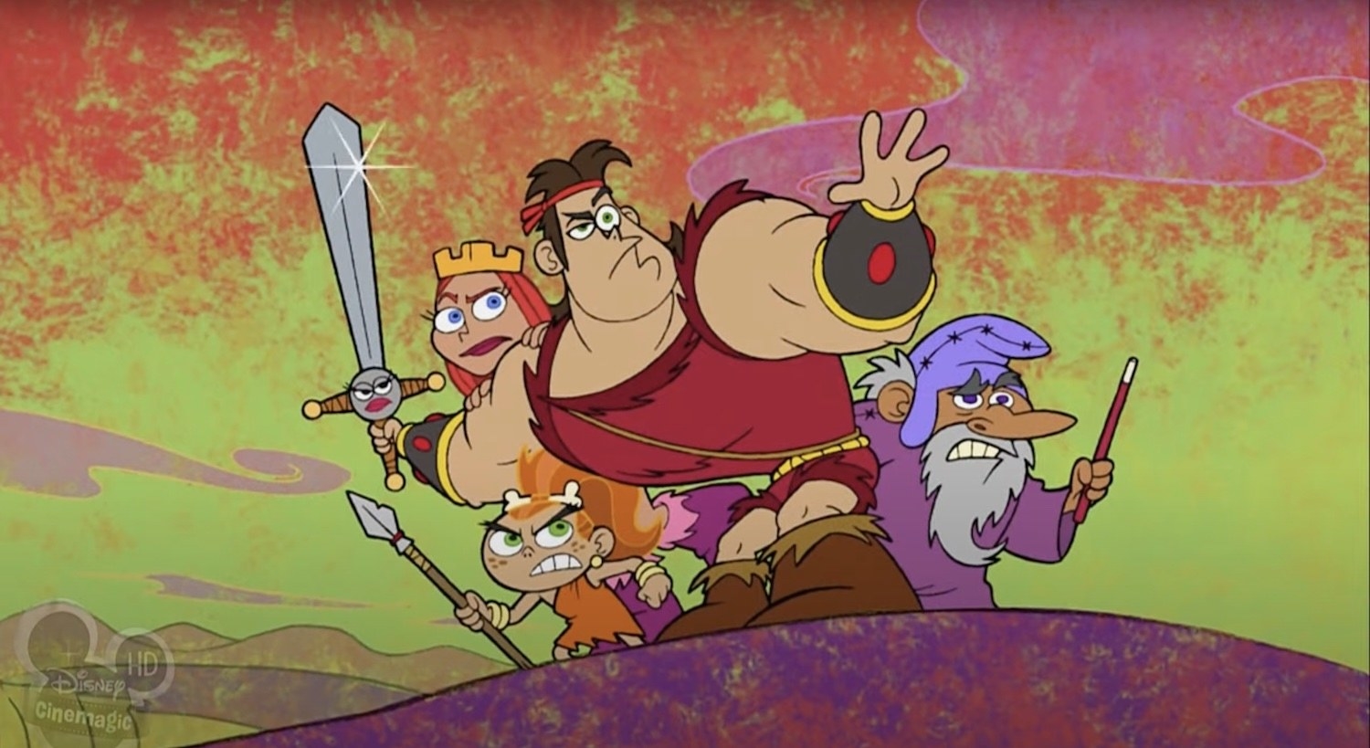 The cast of the animated series &quot;Dave the Barbarian&quot;