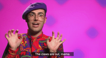 gif of drag queen saying &quot;you old bitch!&quot;