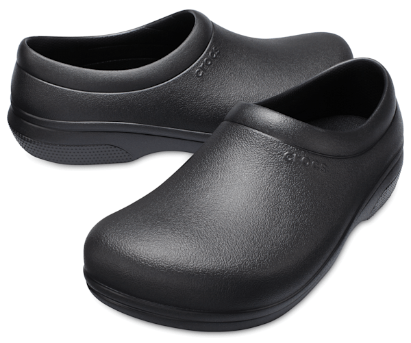 A pair of slip on shoes