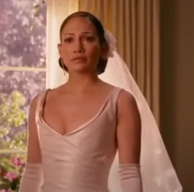 Jennifer lopez monster shop in law wedding dress