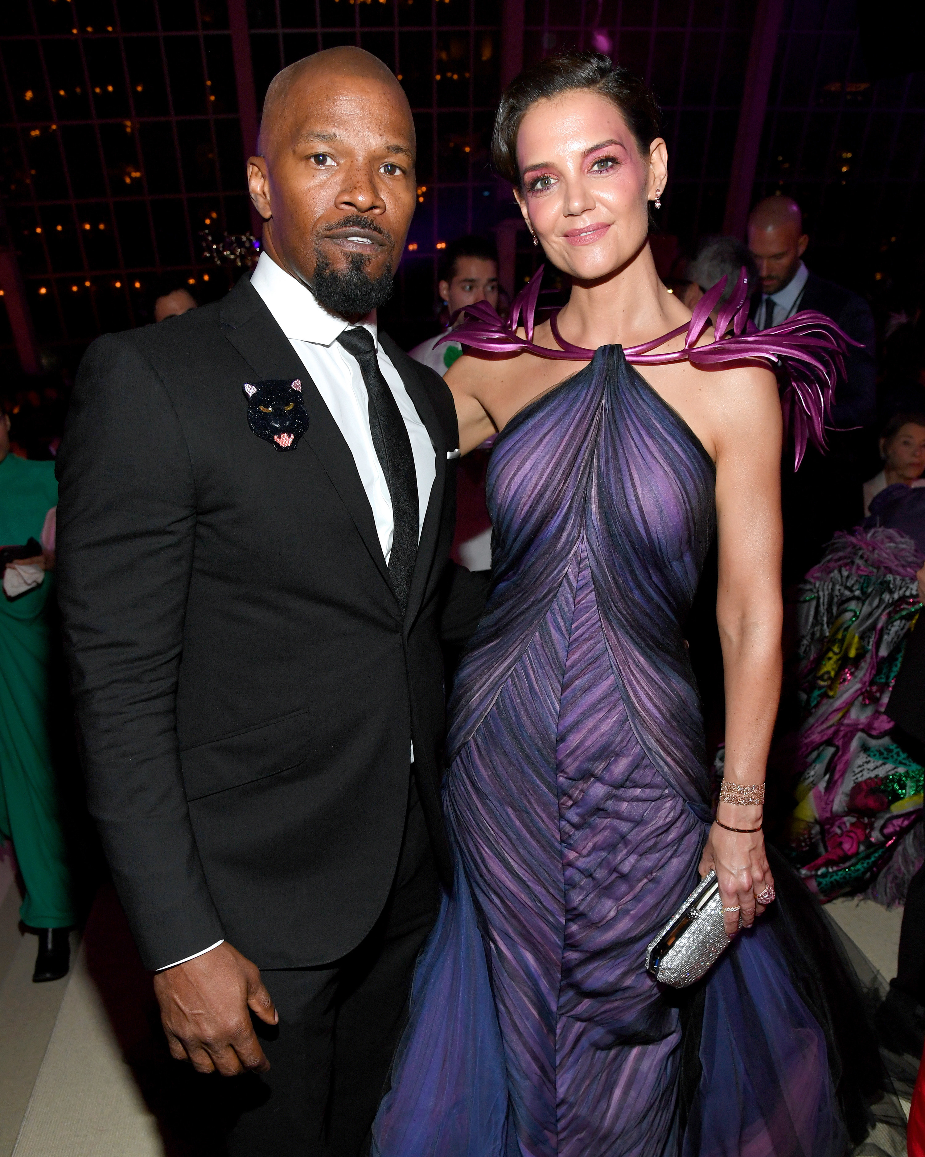 Jamie Foxx and Katie Holmes attend The 2019 Met Gala Celebrating Camp: Notes on Fashion at Metropolitan Museum of Art