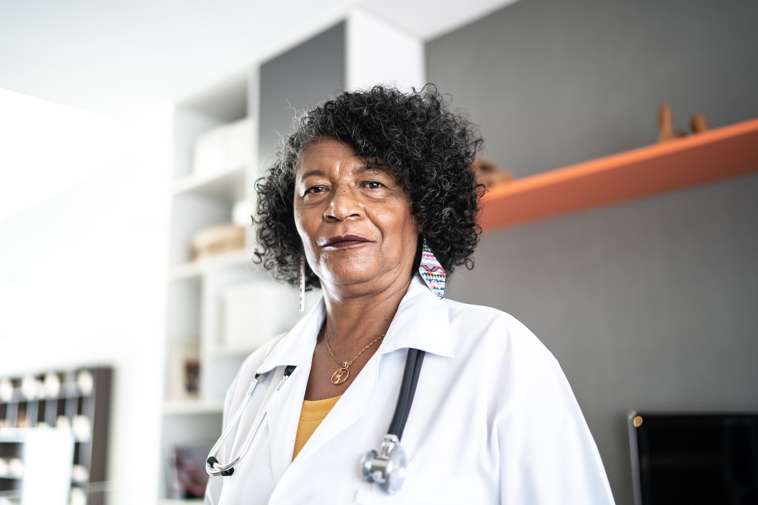 Portrait of a Black female doctor