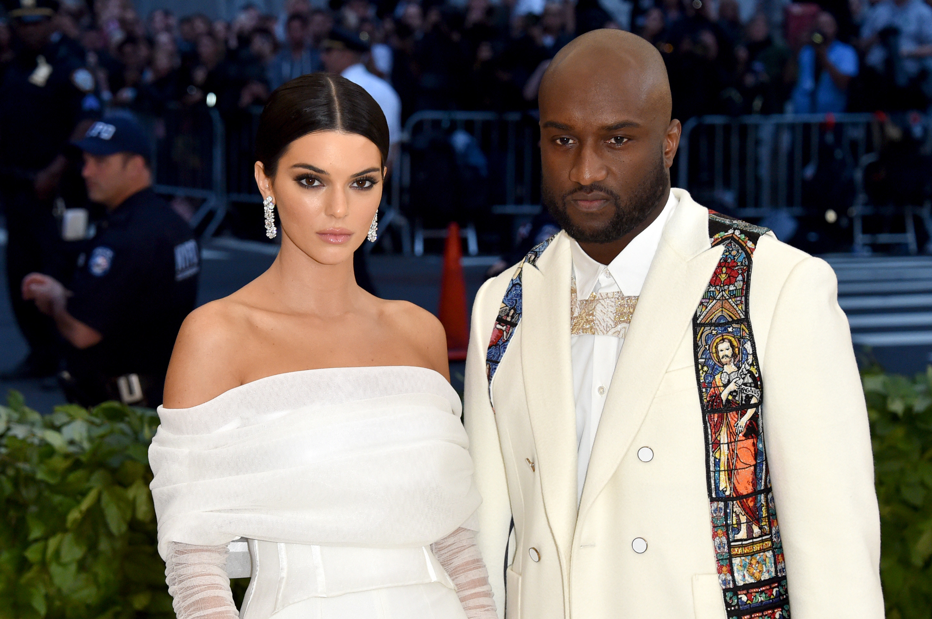 Kendall Jenner and Virgil Abloh attend The Met Gala on May 7, 2018 at the Metropolitan Museum of Art in New York City.
