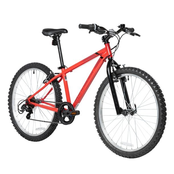the red and black bike