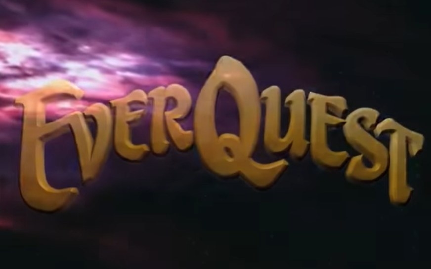 The title screen of Everquest