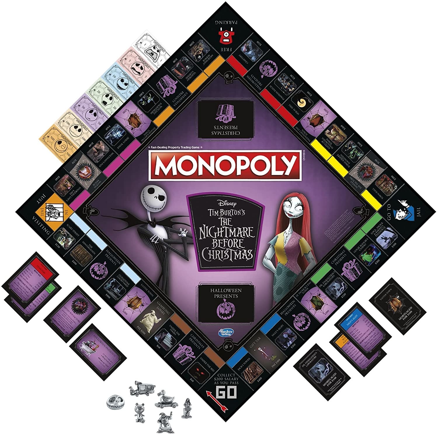 the nightmare before christmas monopoly game