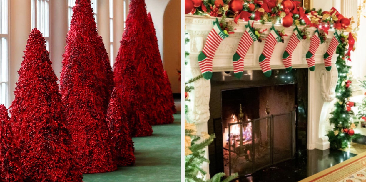White House Christmas Decorations 2022 Meme Here Are This Year's White House Christmas Decorations