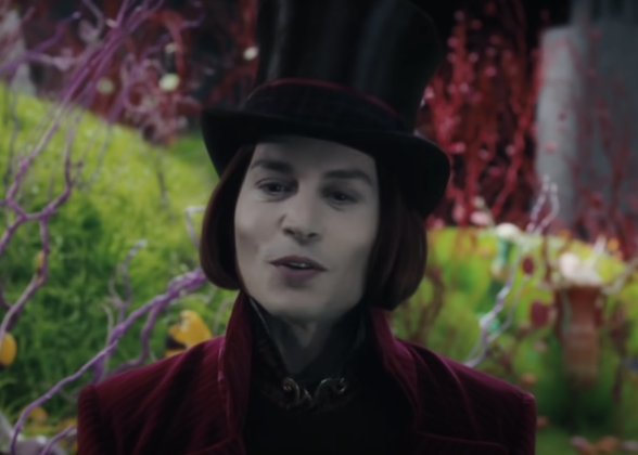 Depp as Wonka