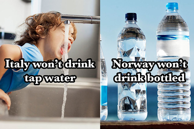 I Just Learned Which European Countries Do And Don't Drink Tap Water, And It's So Interesting