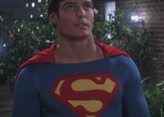 Christopher as Superman