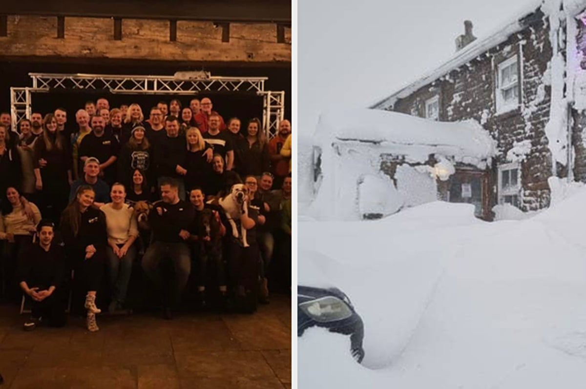 Dozens Of People Were Snowed In At An English Pub For Three Nights