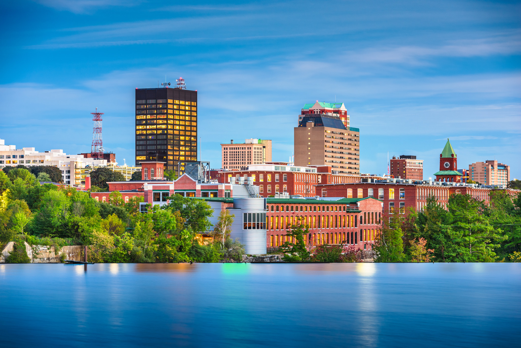 shot of Concord, New Hampshire