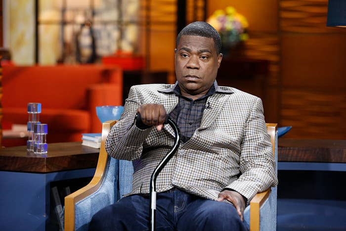 Tracy Morgan appears on NBC News&#x27; &quot;Today&quot; show with a cane