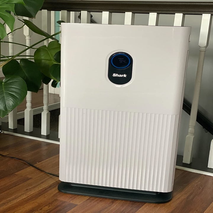 the white tall rectangle air purifier