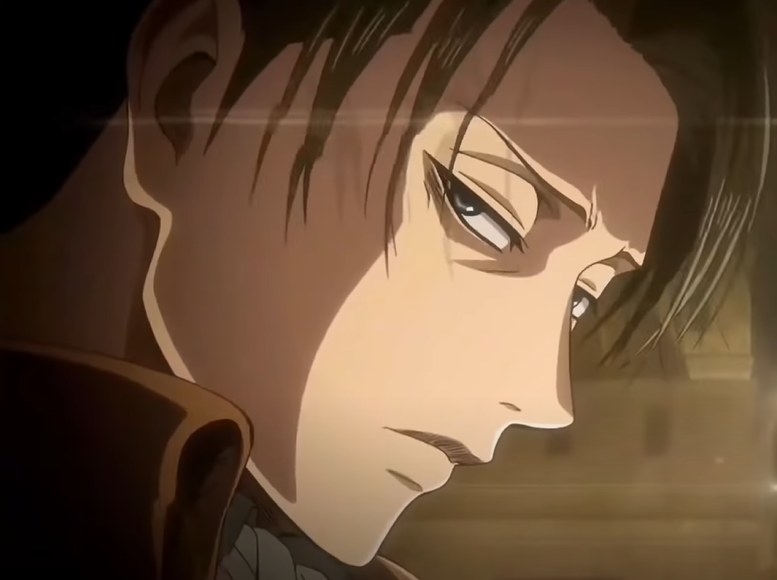 Levi giving the side eye