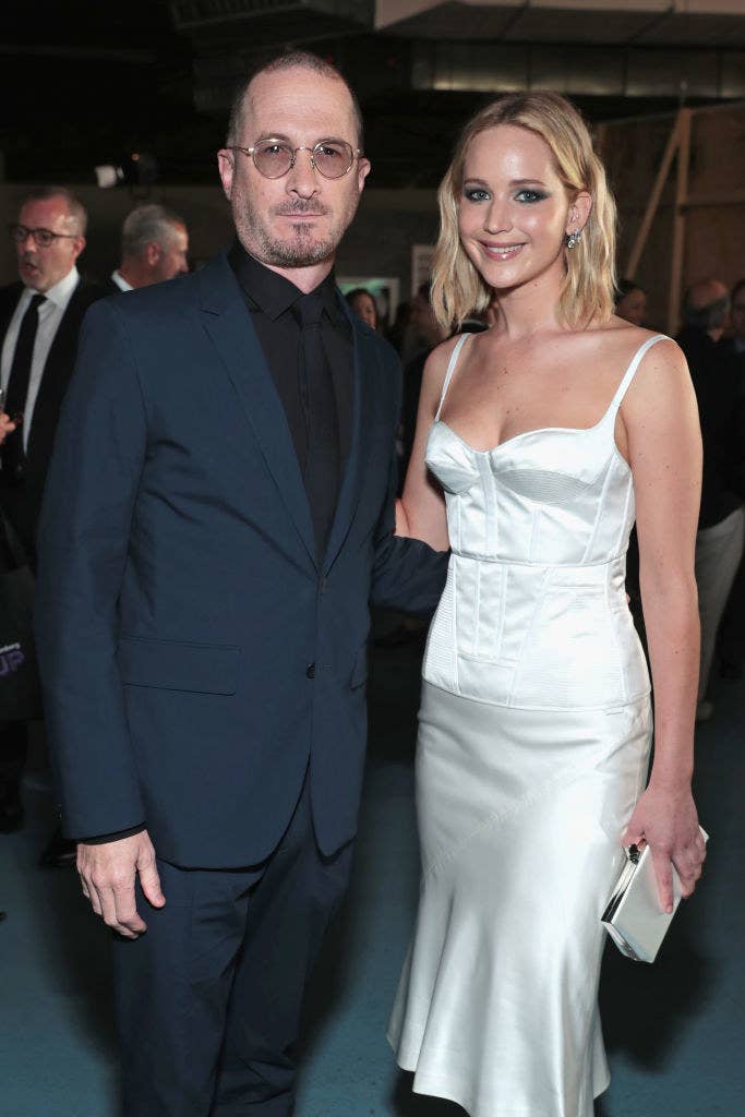 Darren Aronofsky and Jennifer Lawrence