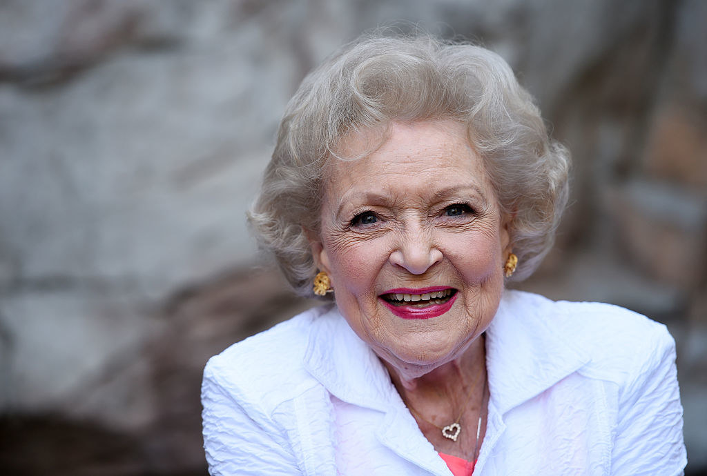 Betty White smiling