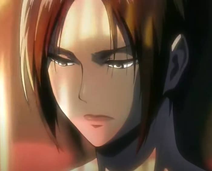 Ymir looking away in deep thought