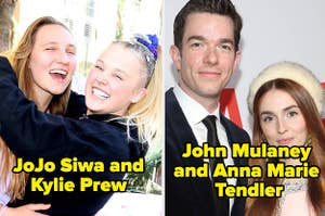 JoJo Siwa and Kylie Prew and John Mulaney and Anna Marie Tendler