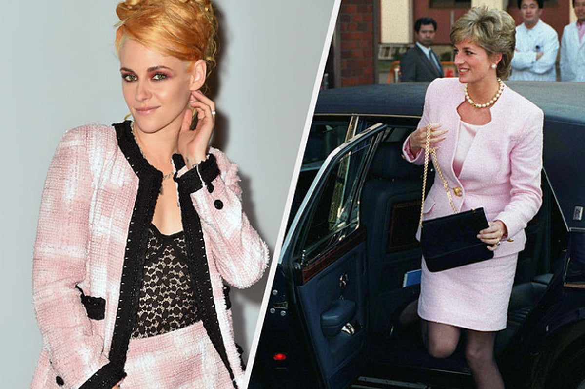 See Kristen Stewart Wear a Remix on Princess Diana's Chanel Tweed