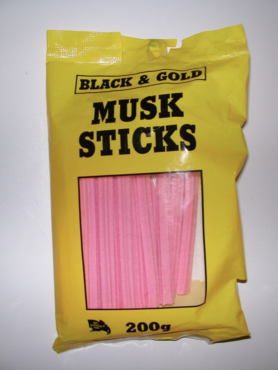 pink stick candies