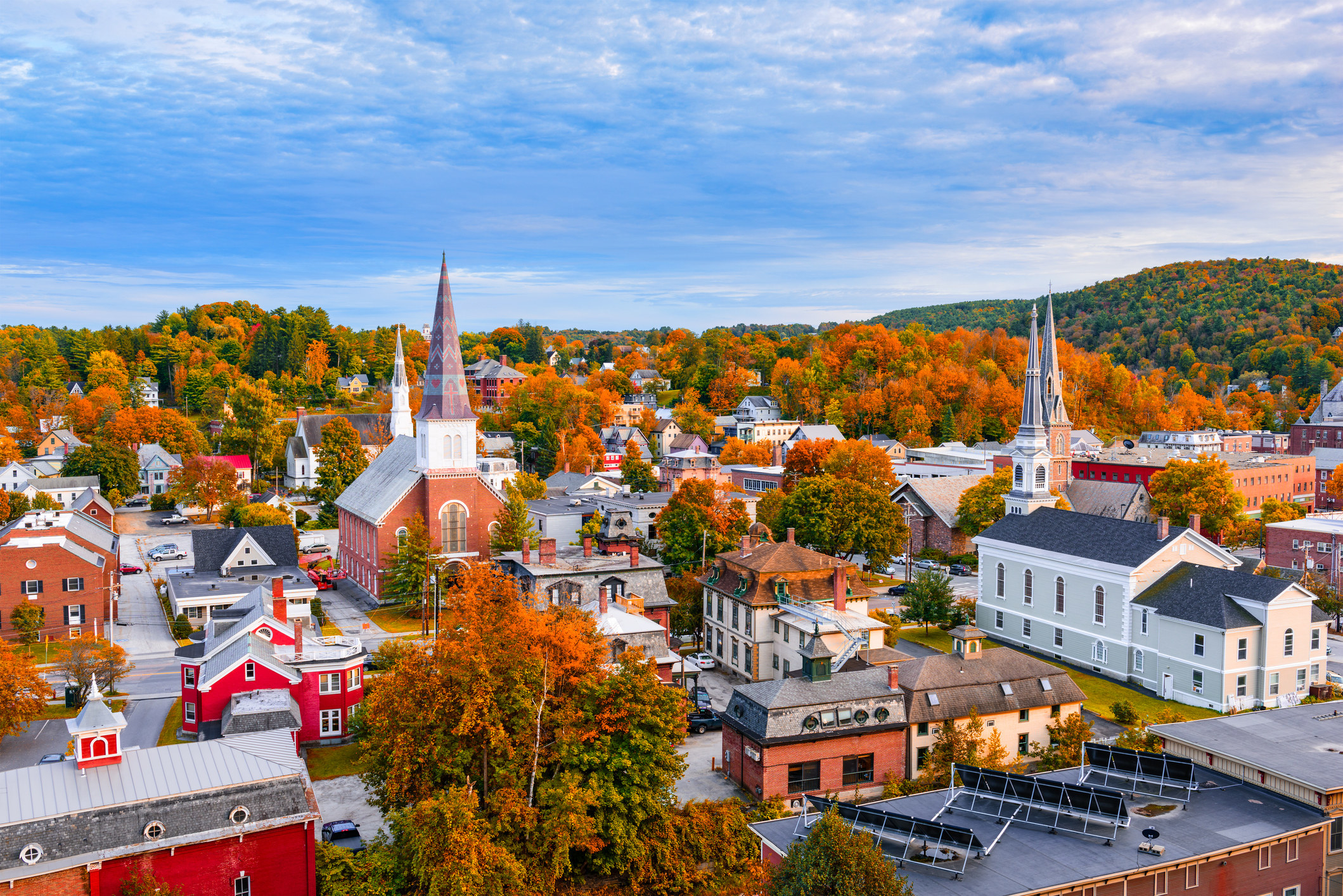 Montpelier during the fall