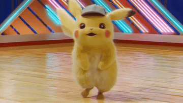 pikachu is doing star-jumps