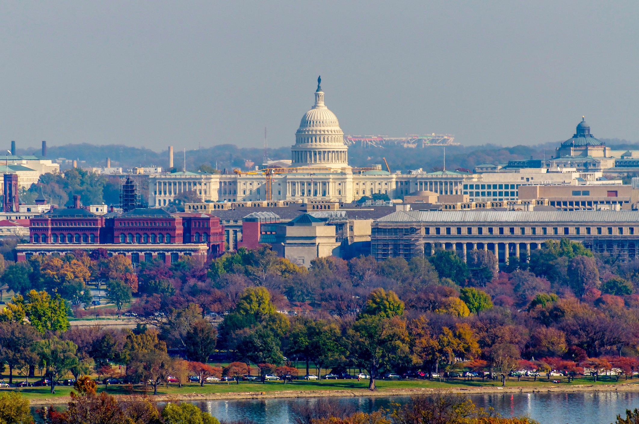 shot of the capitol building in DC