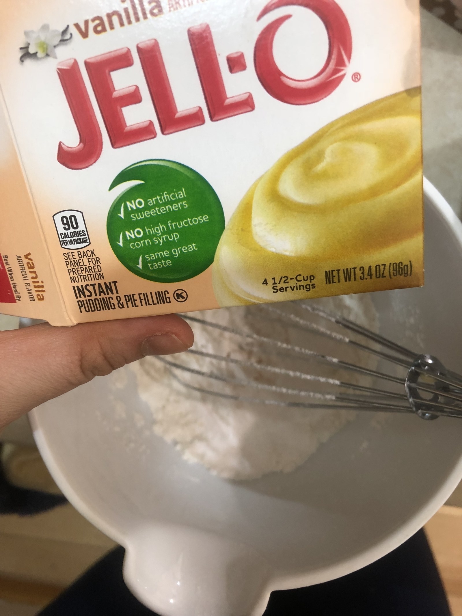 Vanilla pudding mix.