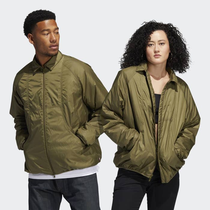 two models wearing the jacket