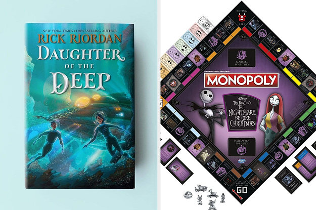 daughter of the deep book and nightmare before christmas monopoly game