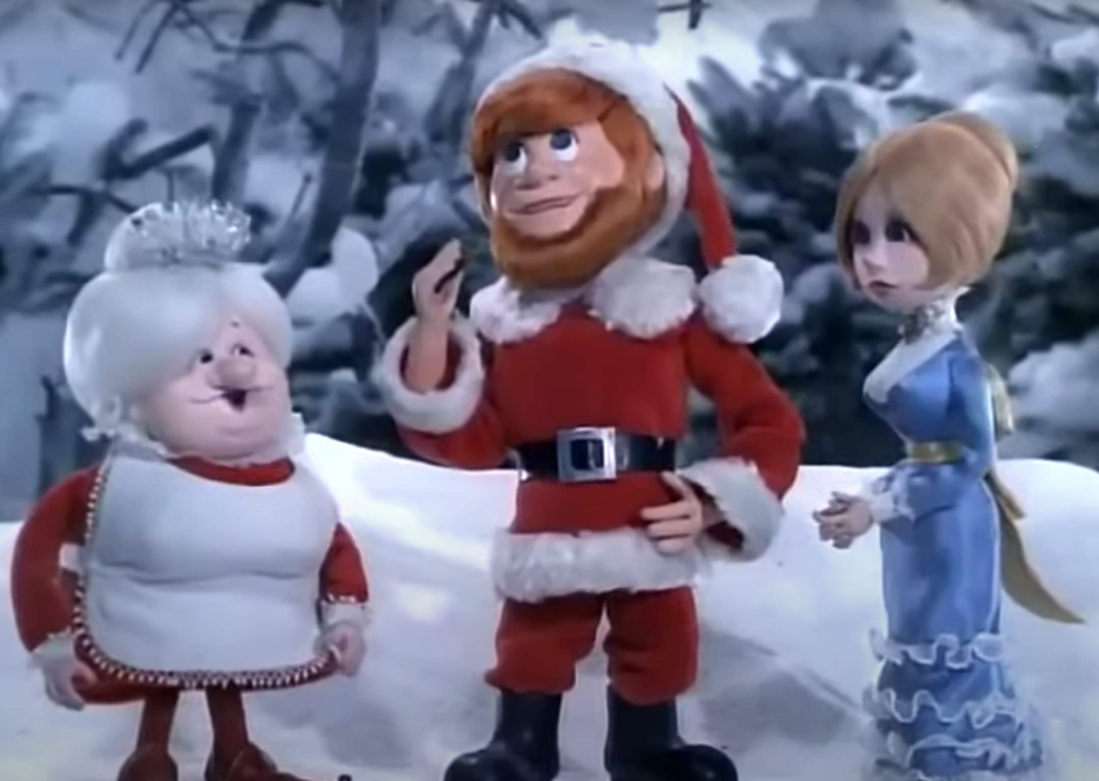 Tanta Kringle, Santa Claus, and Jessica in &quot;Santa Claus Is Comin&#x27; to Town&quot;