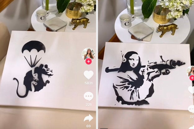 TikTok Woman Maybe Finds Banksy Artwork On The Subway