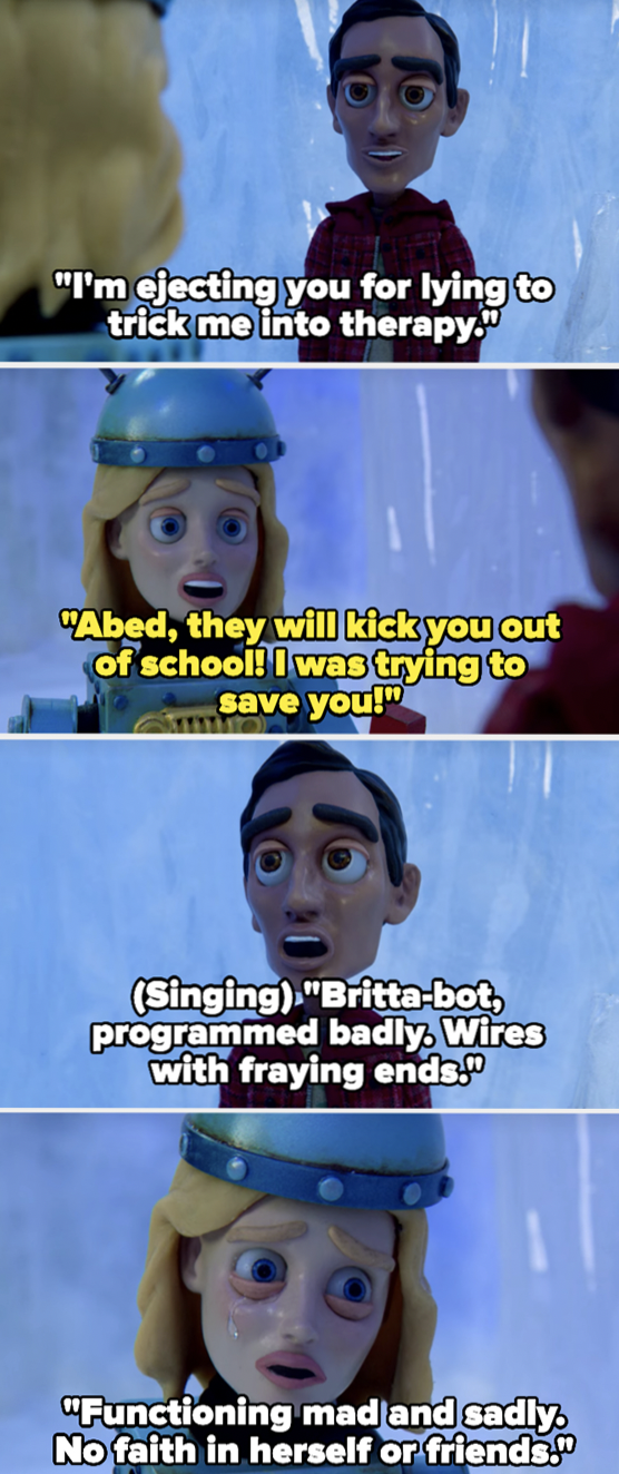 Abed tells Britta