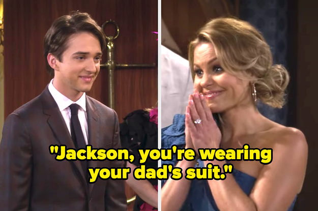 DJ says to Jackson "Jackson, you're wearing your dad's suit" on Full House