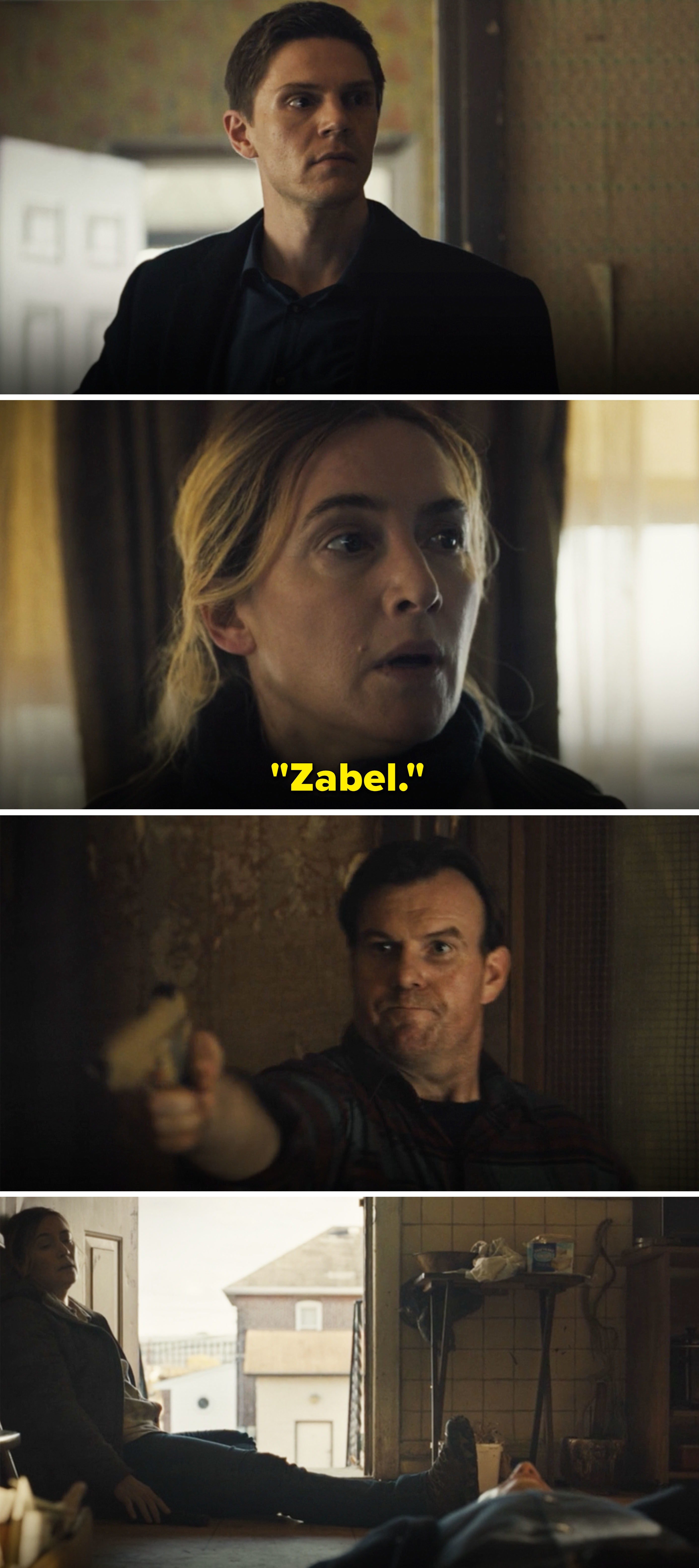 Mare saying &quot;Zabel&quot; before he&#x27;s shot