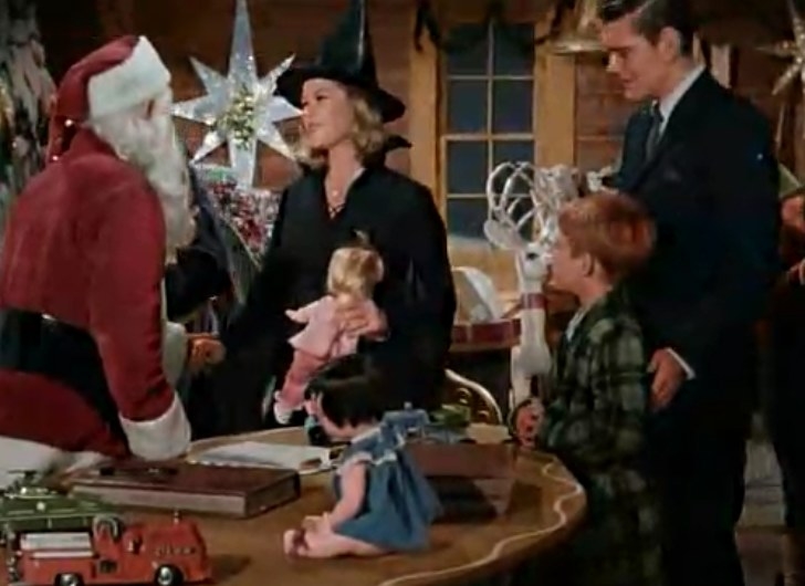 Characters Samantha, Darrin and a young orphan visit Santa at the North Pole in &quot;Bewitched&quot;