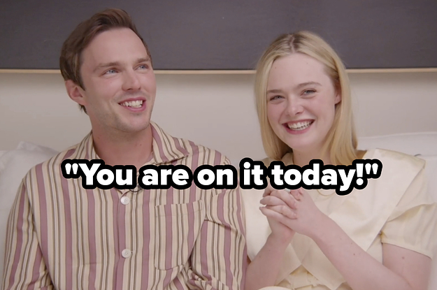 Nicholas Hoult Gifted Elle Fanning Pillows With His Face On It, And Other Things We Learned From Their Costar Test