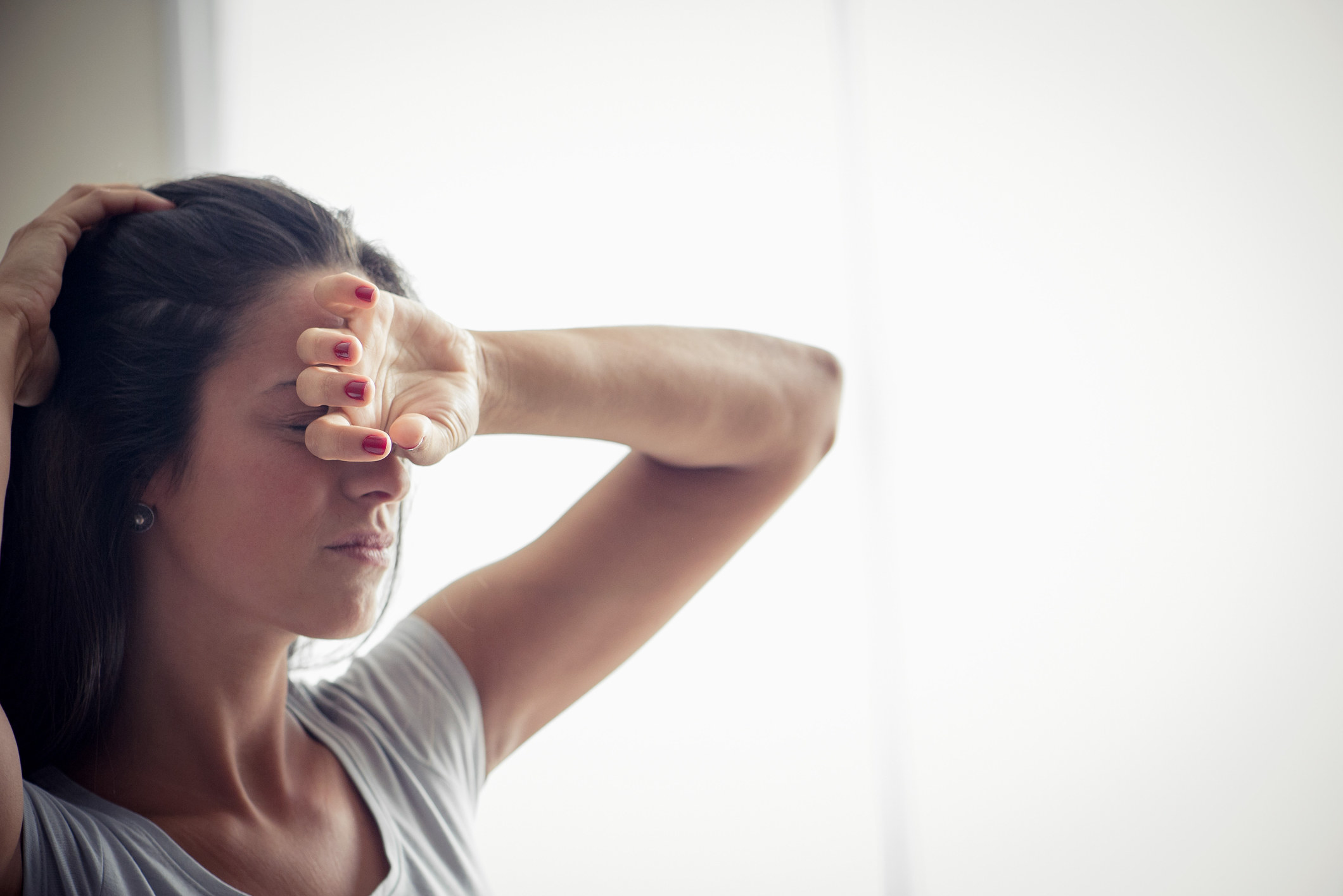 upset young woman