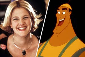 Drew Barrymore and Kronk