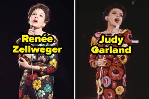 Renée Zellweger as Judy Garland in the same dress