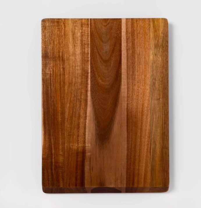 The wood cutting board
