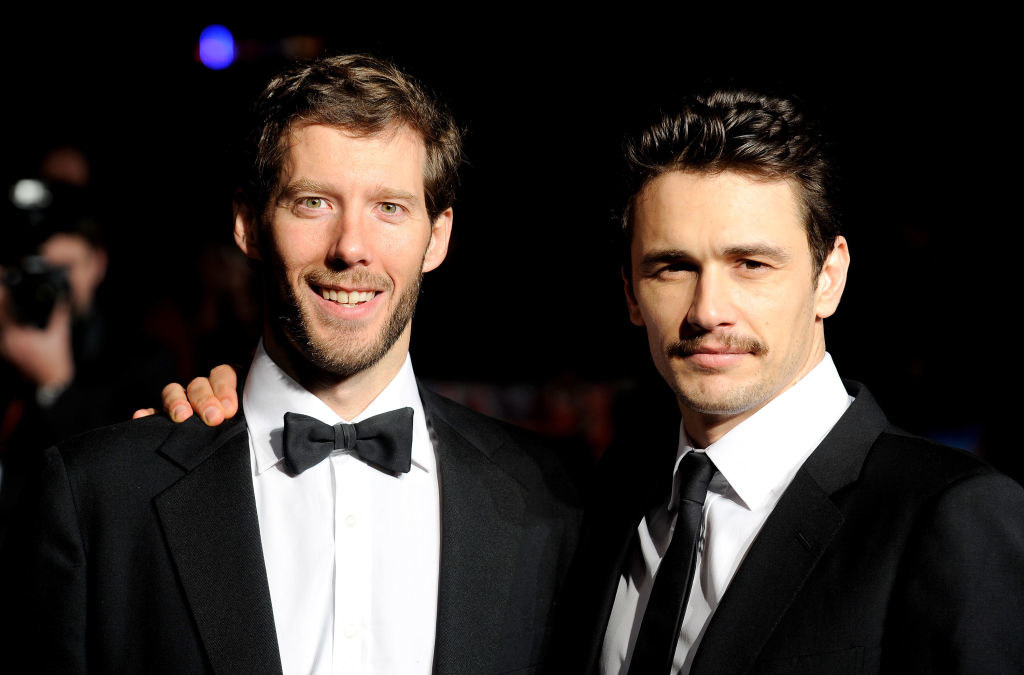 Aron Ralston and James Franco on the red carpet