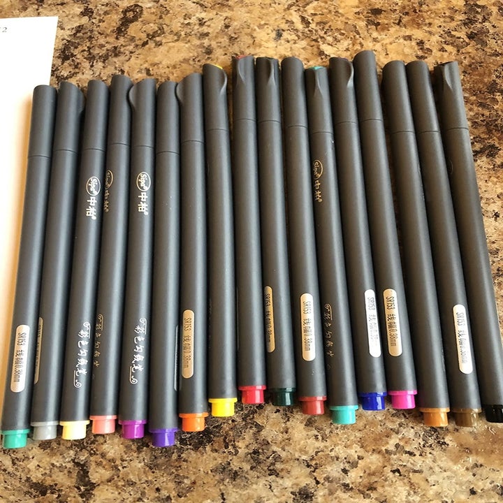 the full set of pens