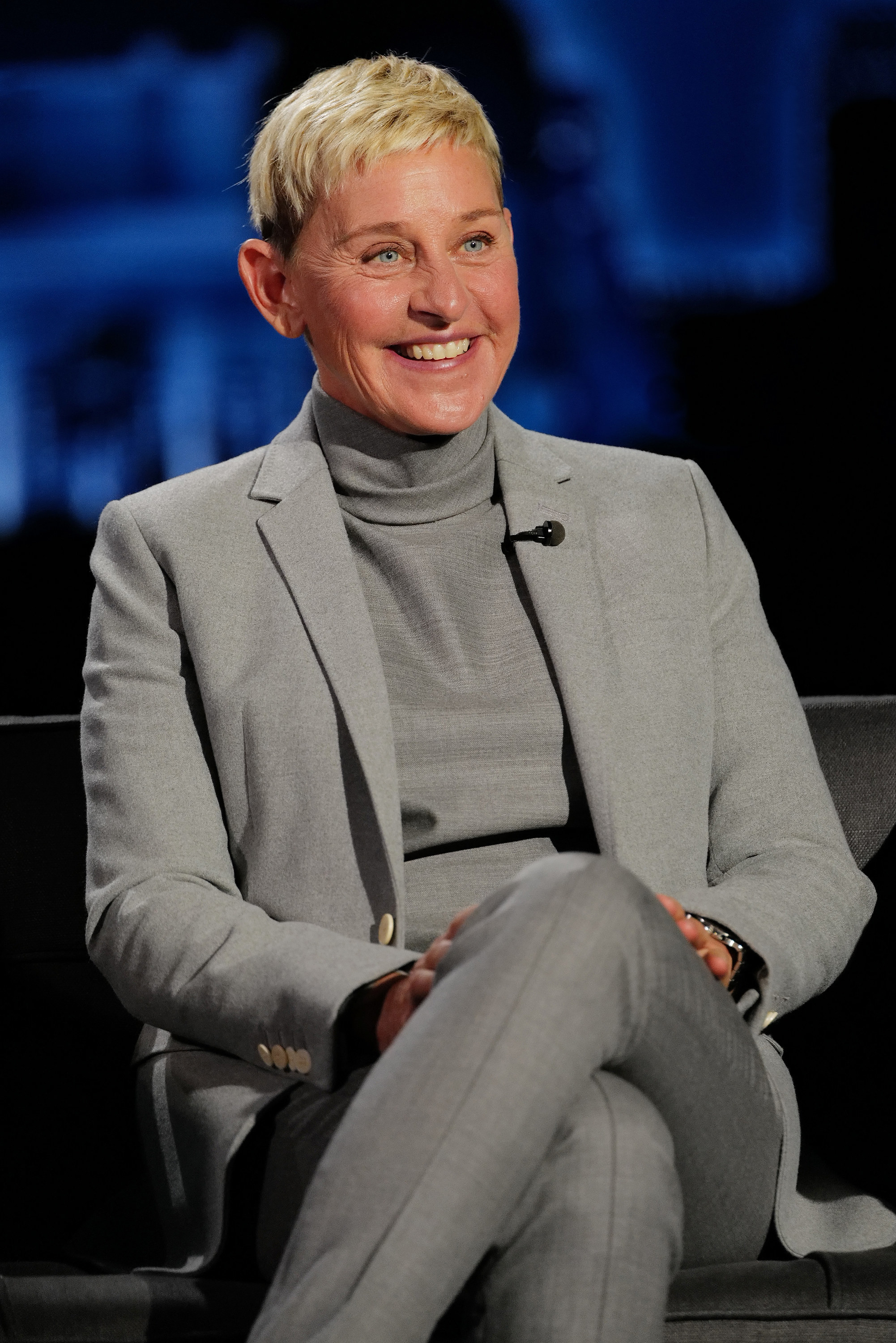 Ellen on a talk show
