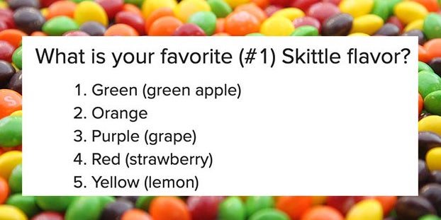 Skittles Orange Sweets Flavour Original Skittles Choose Your Own