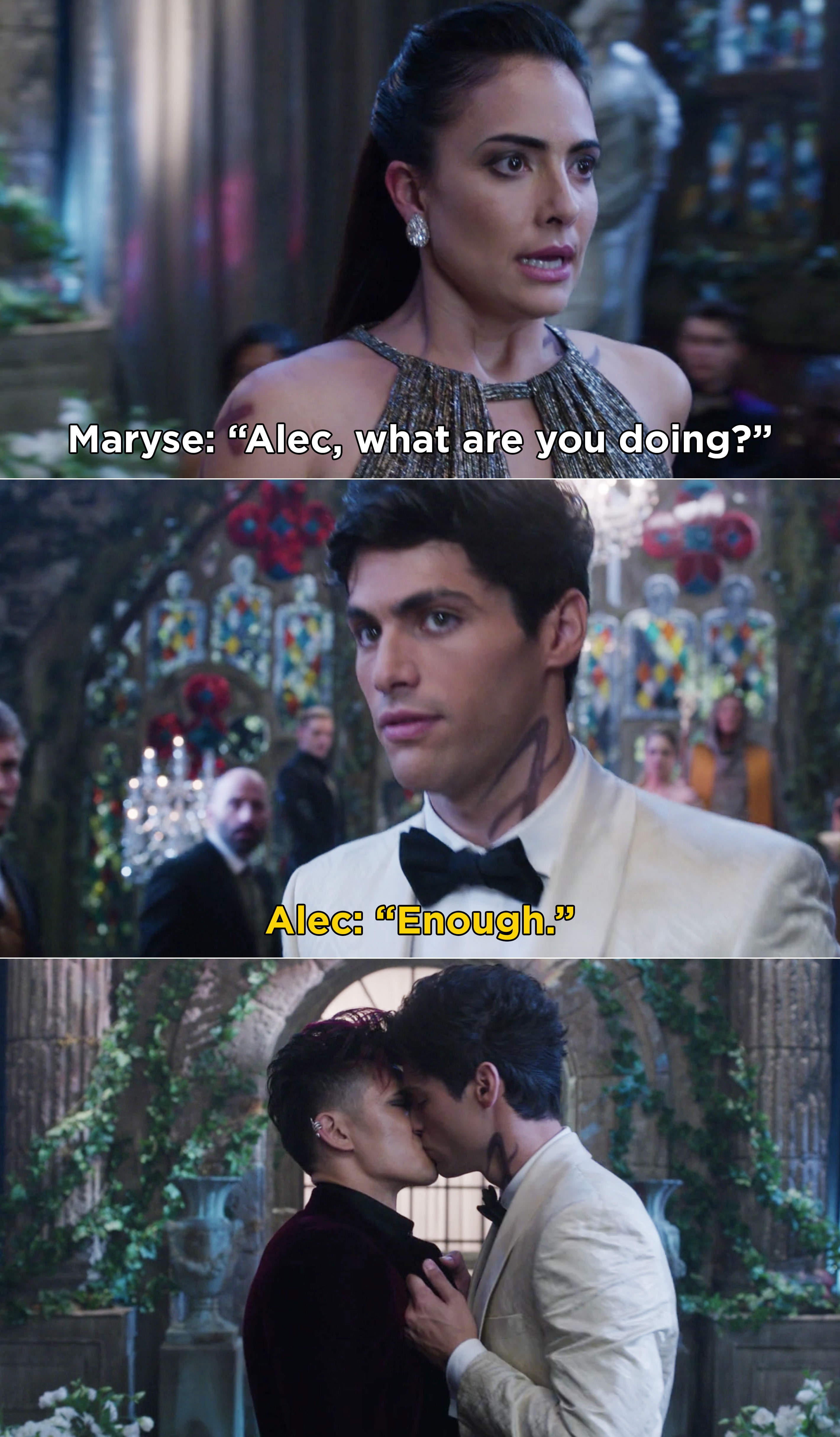 Alec says &quot;enough&quot; and kisses Magnus