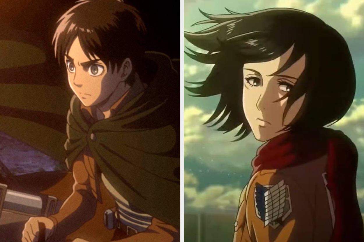 AOT CHARACTERS, season 1 vs season 4 animation